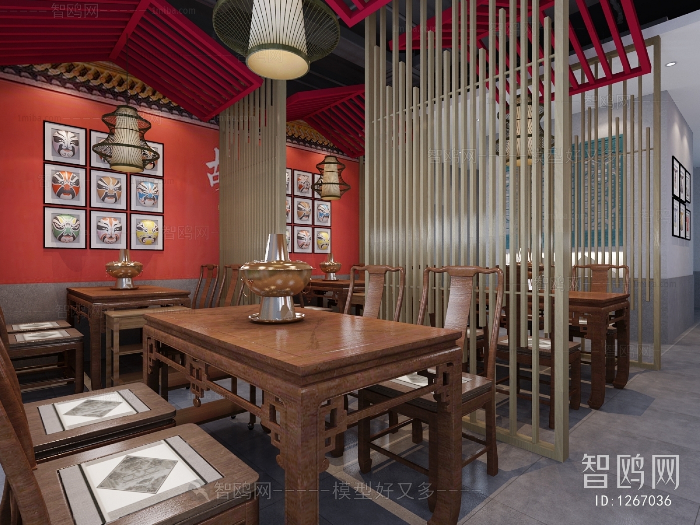 New Chinese Style Catering Space