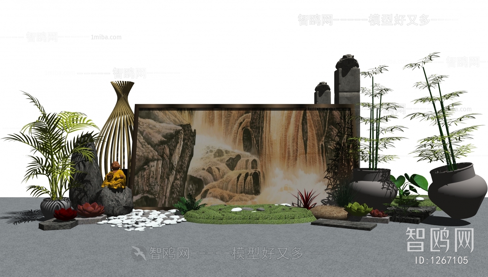 Chinese Style Courtyard/landscape