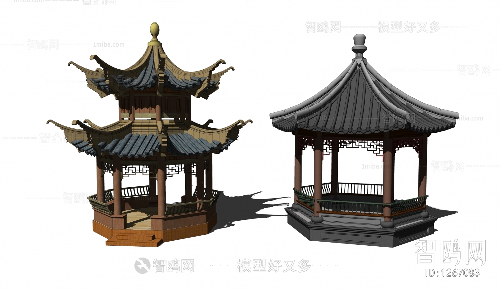 Chinese Style Ancient Architectural Buildings