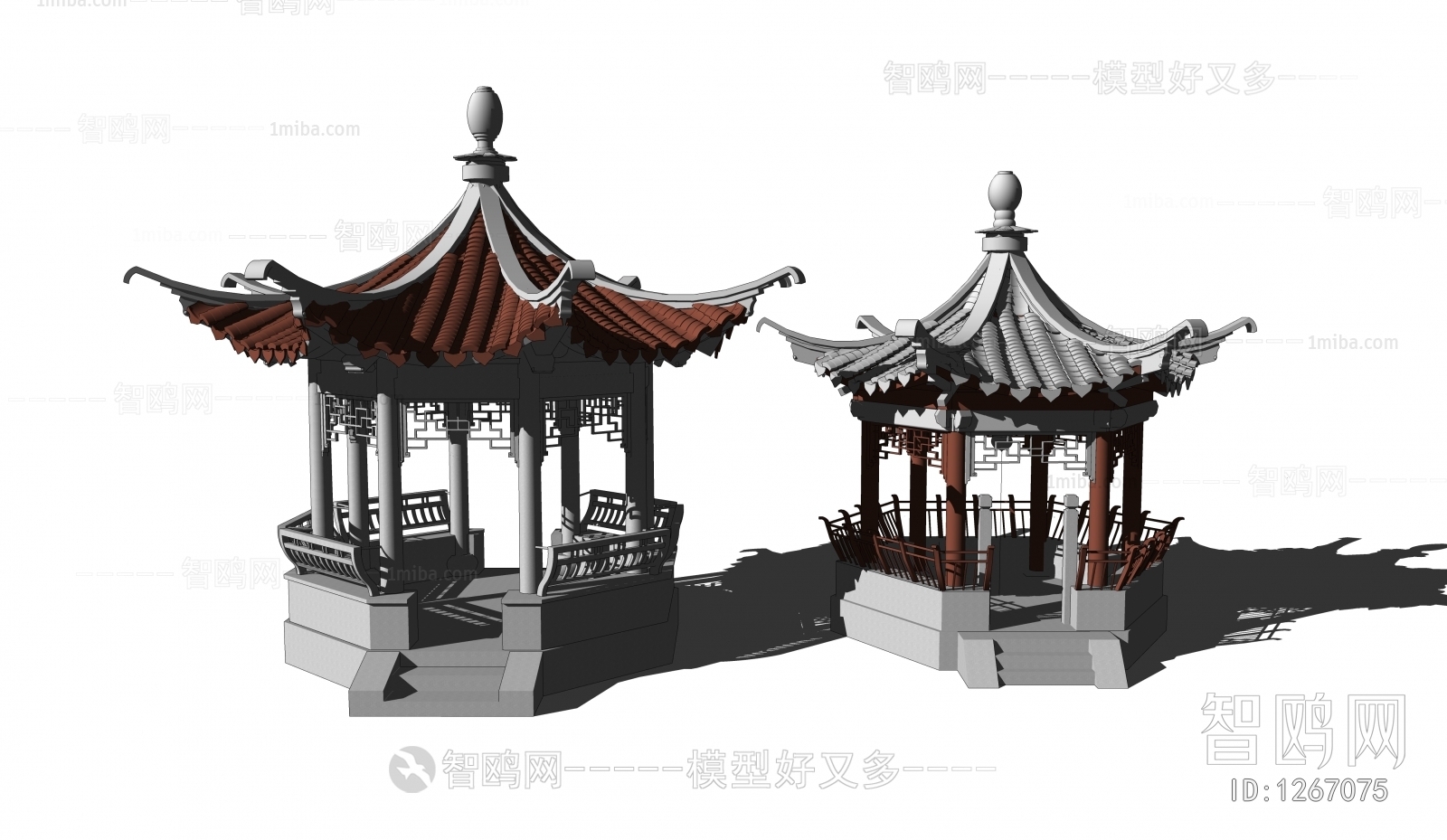 Chinese Style Ancient Architectural Buildings