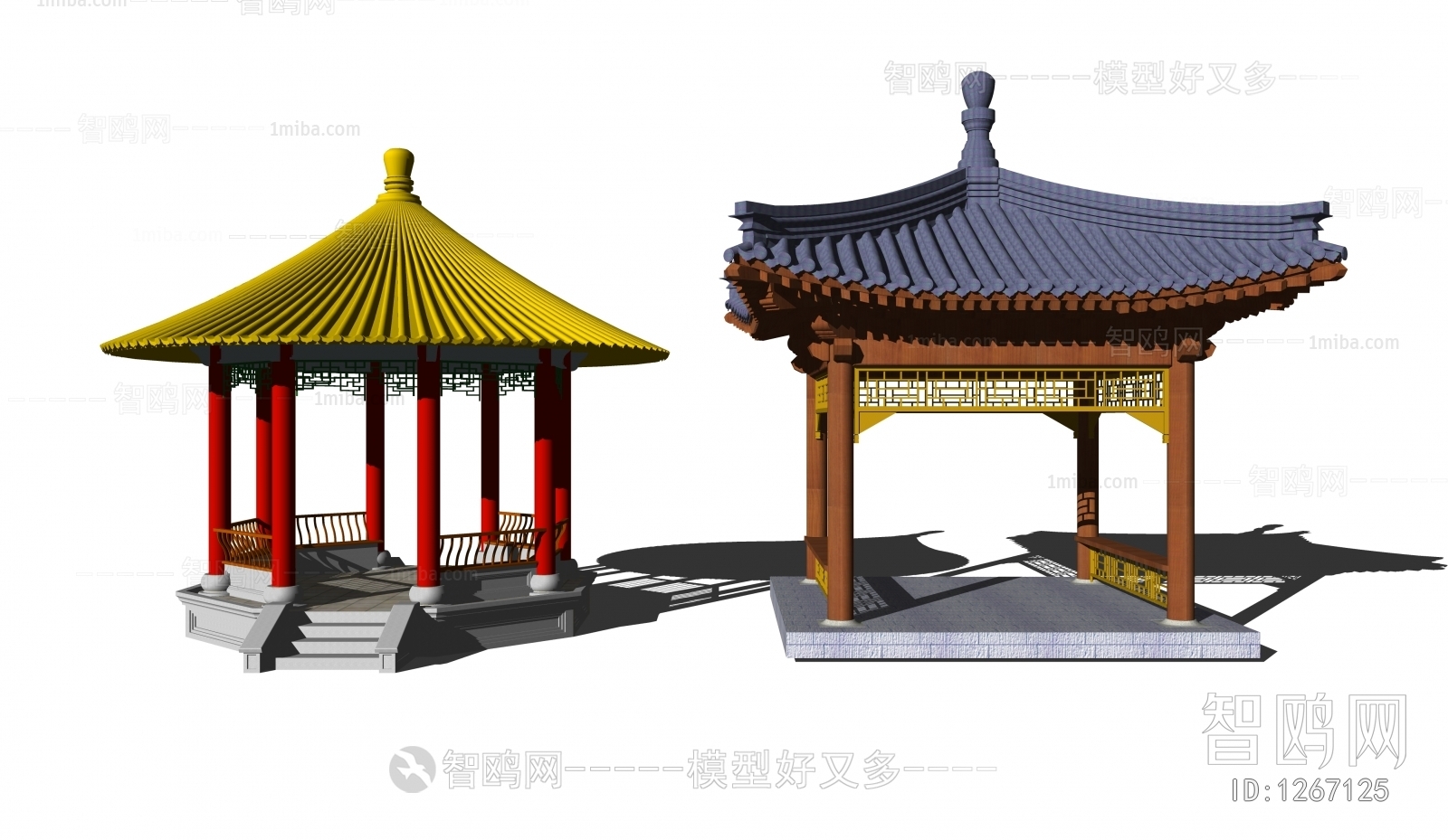 Chinese Style Ancient Architectural Buildings