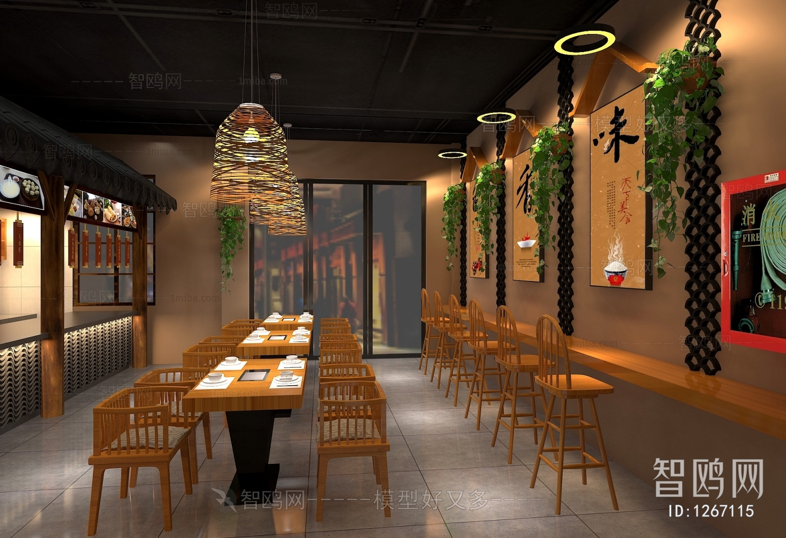 New Chinese Style Catering Space