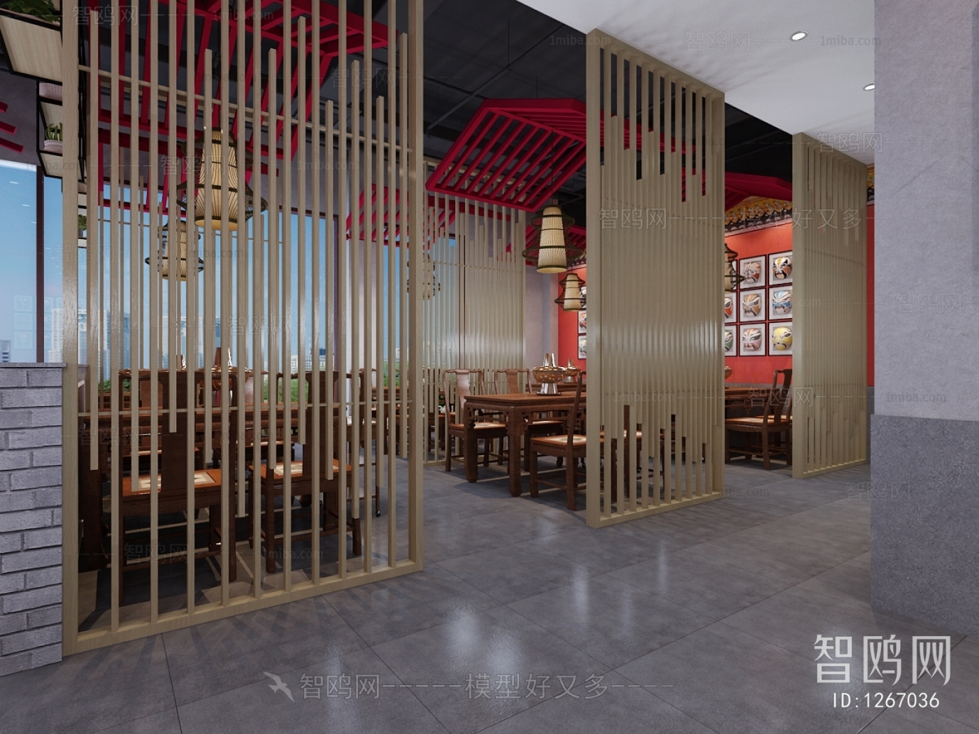 New Chinese Style Catering Space