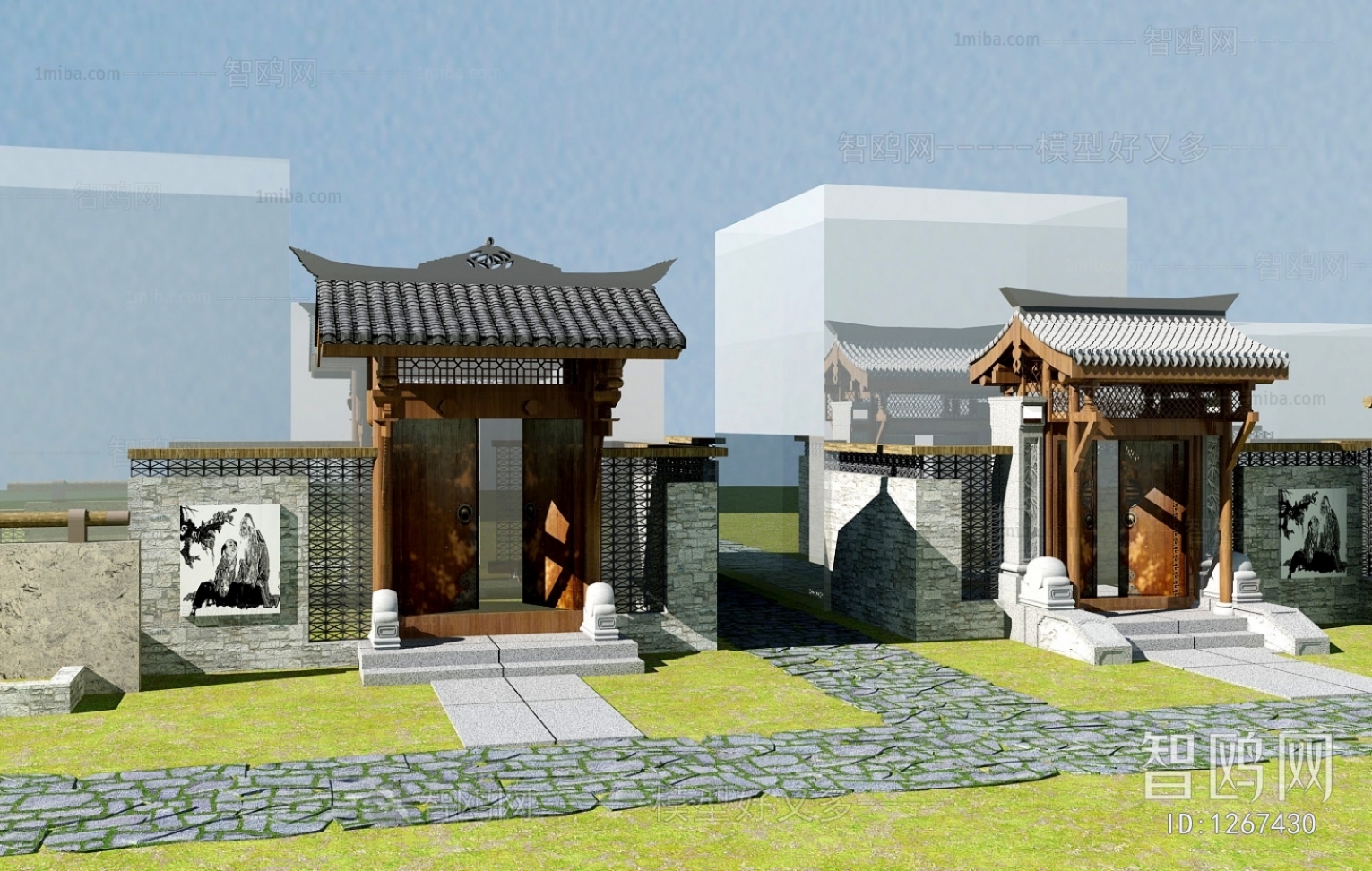 New Chinese Style Facade Element