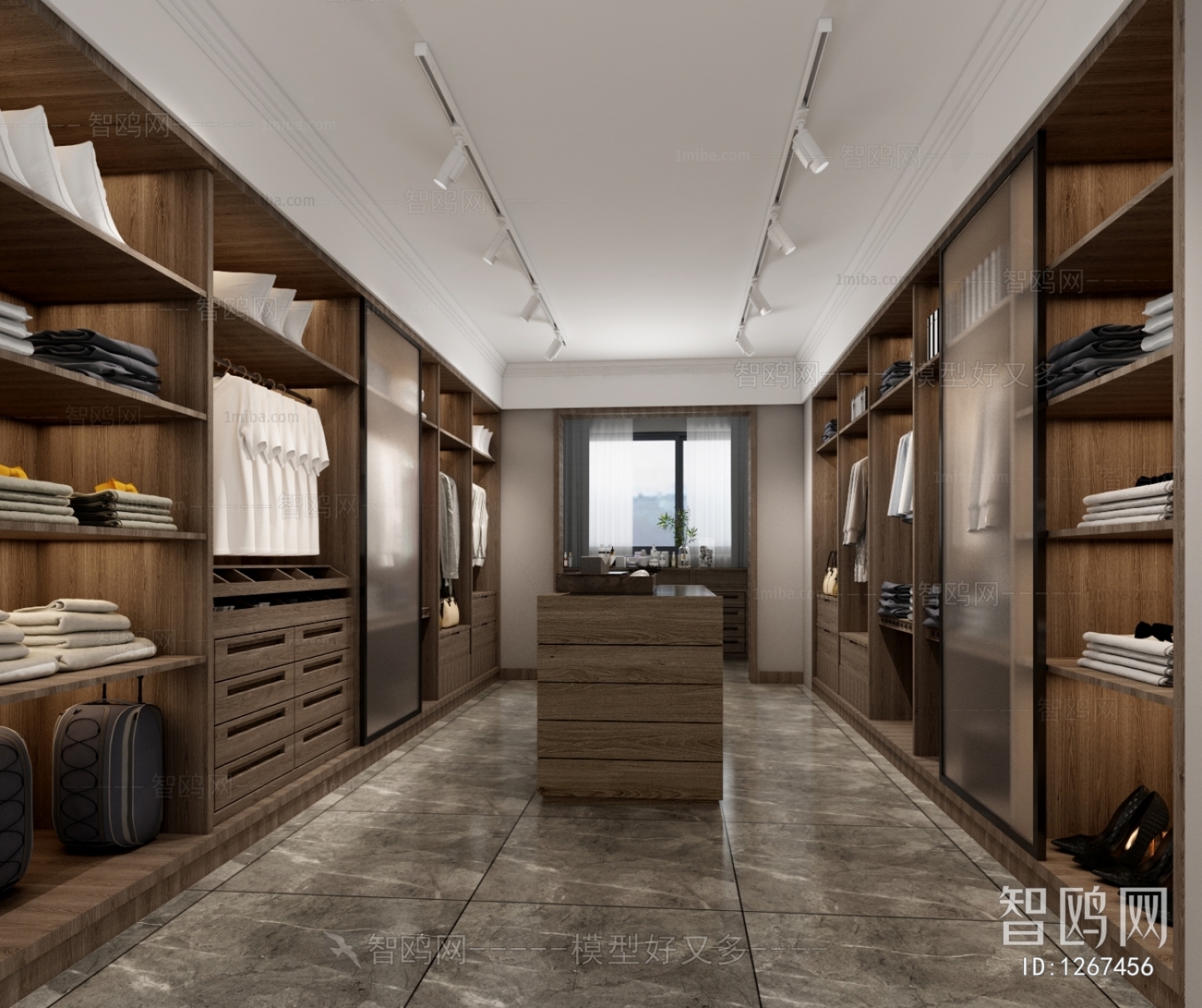 Modern Clothes Storage Area