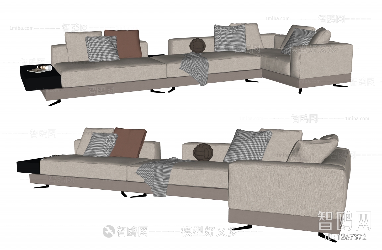 Modern Multi Person Sofa