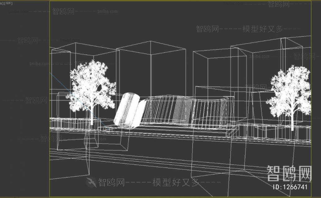 新中式城市景观树雕塑