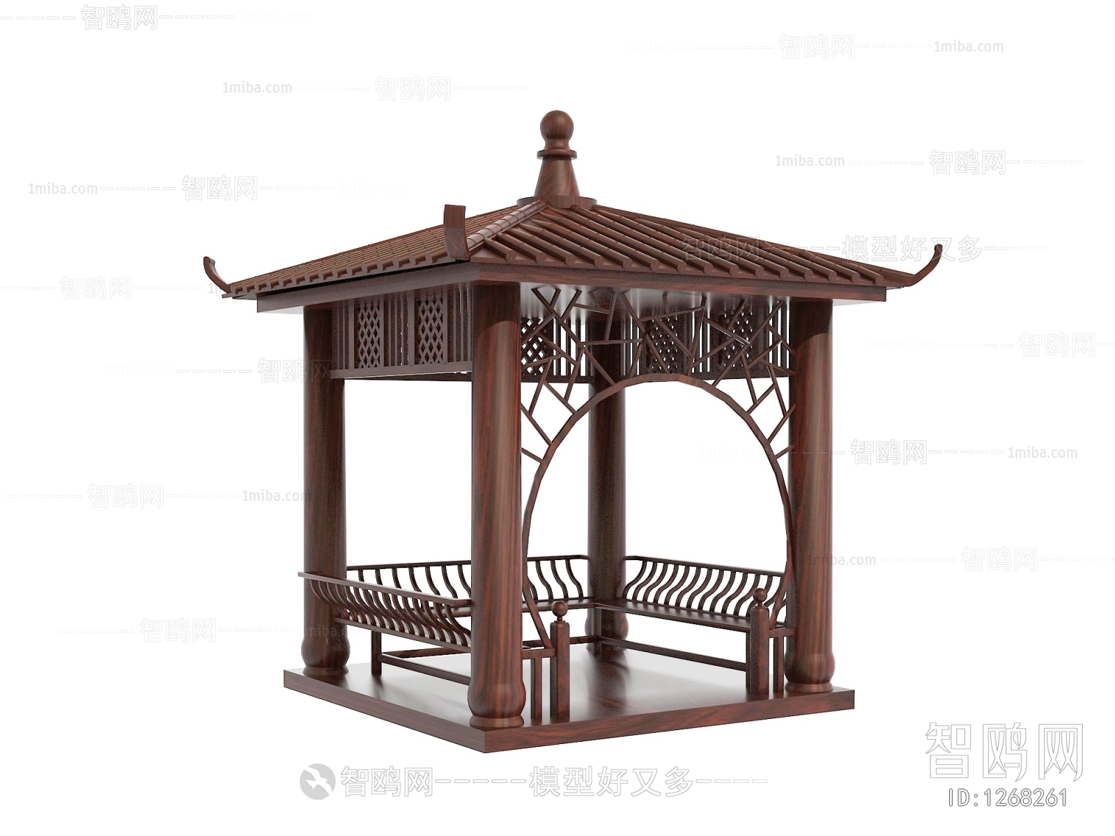 Modern Chinese Style Ancient Architectural Buildings