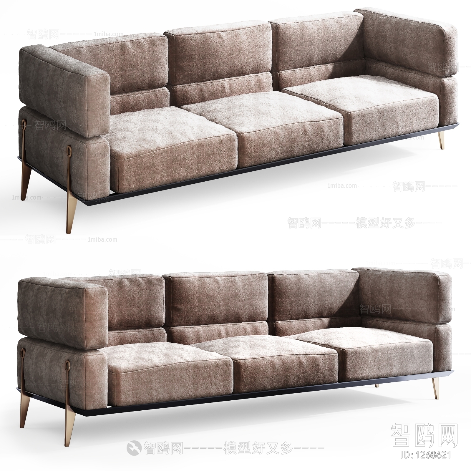 Modern Three-seat Sofa