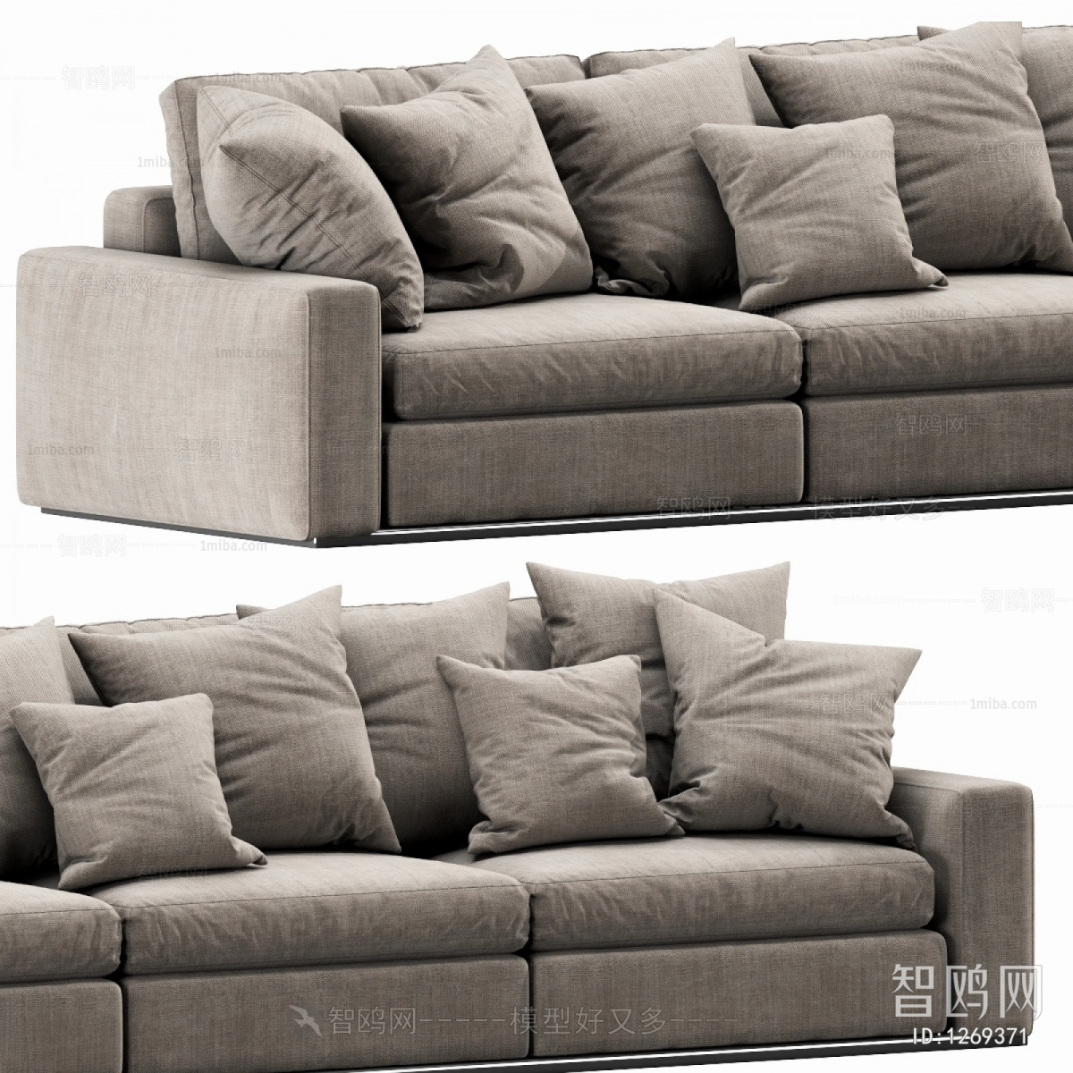 Modern Three-seat Sofa