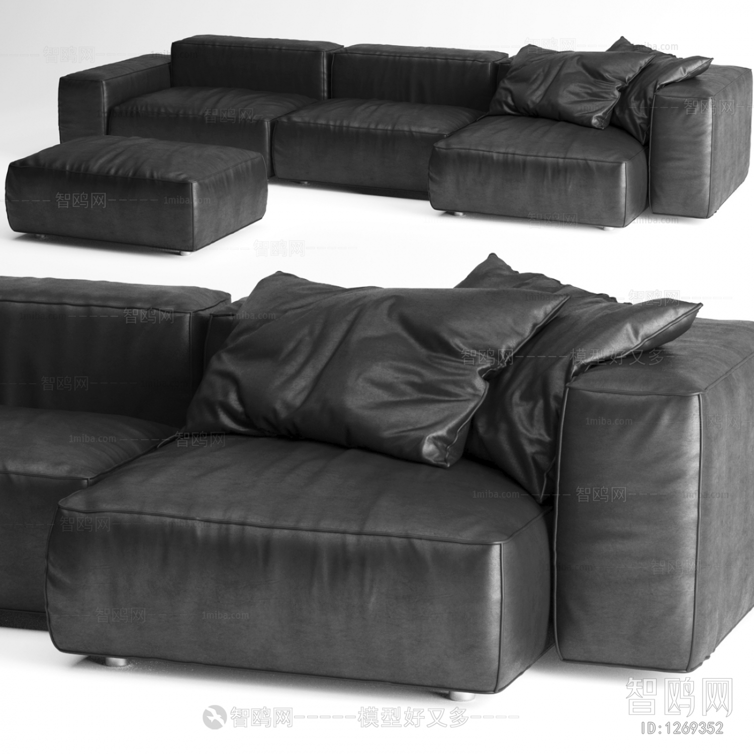 Modern Multi Person Sofa