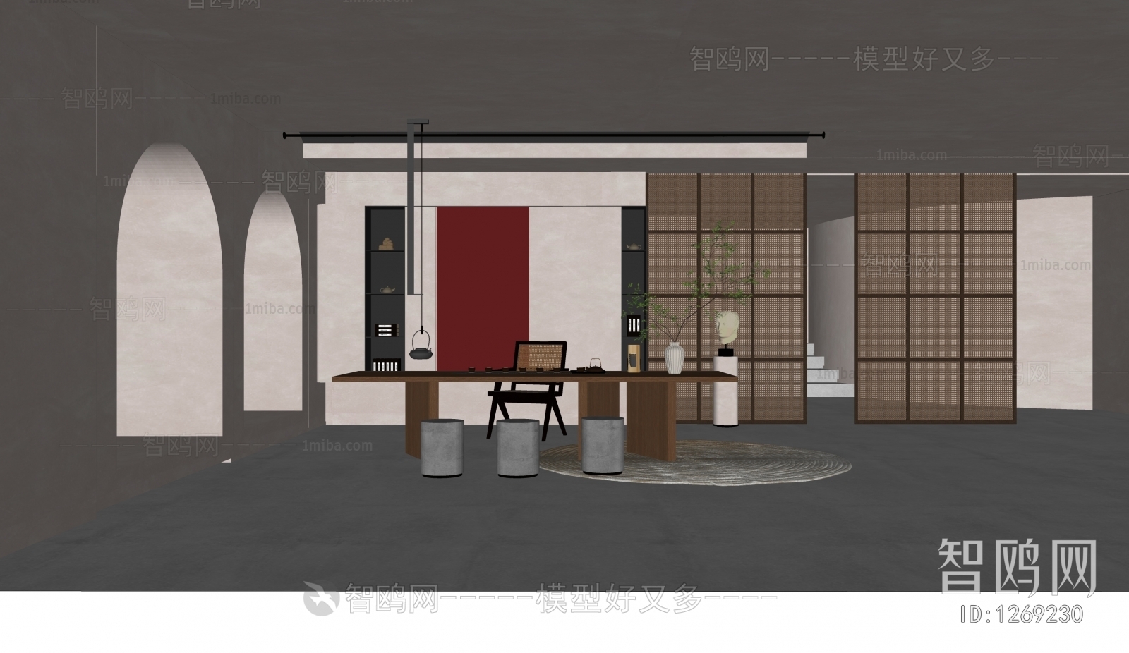 Wabi-sabi Style Tea House