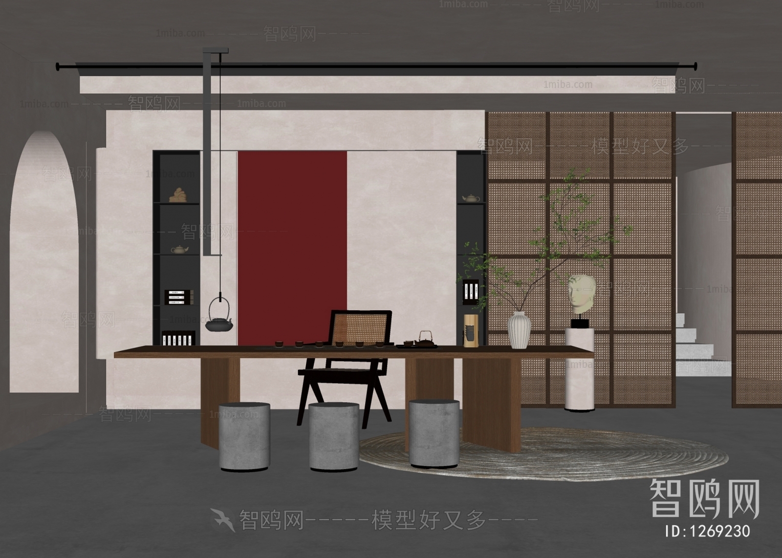 Wabi-sabi Style Tea House