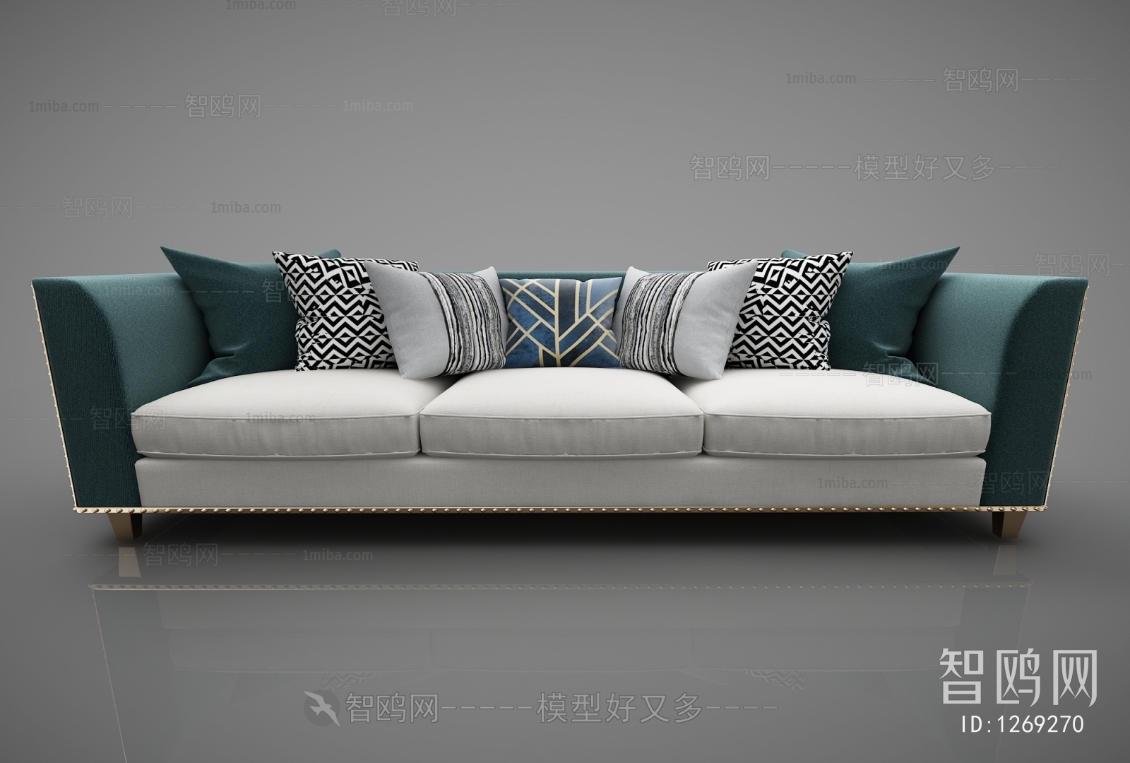 Modern Three-seat Sofa