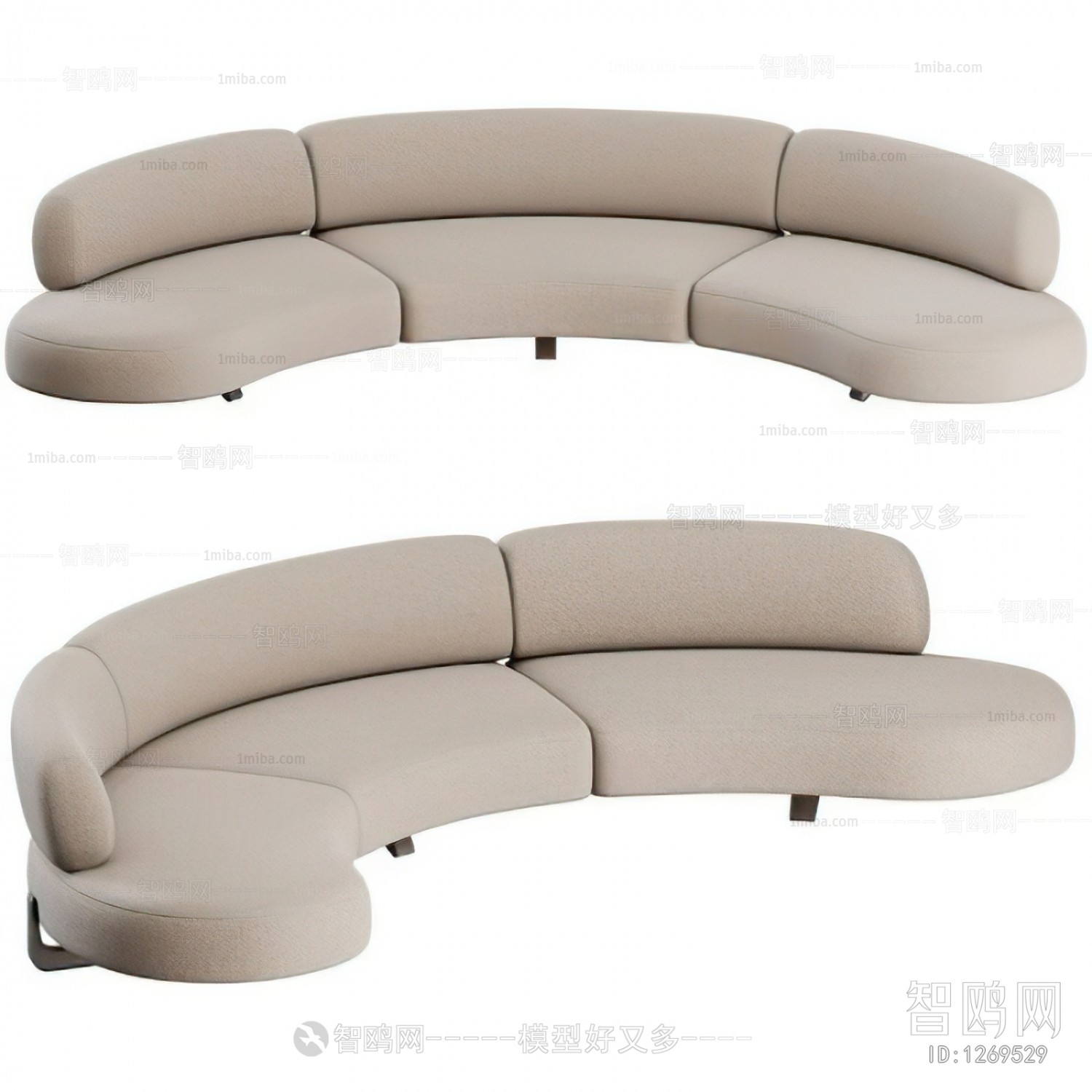 Modern Multi Person Sofa