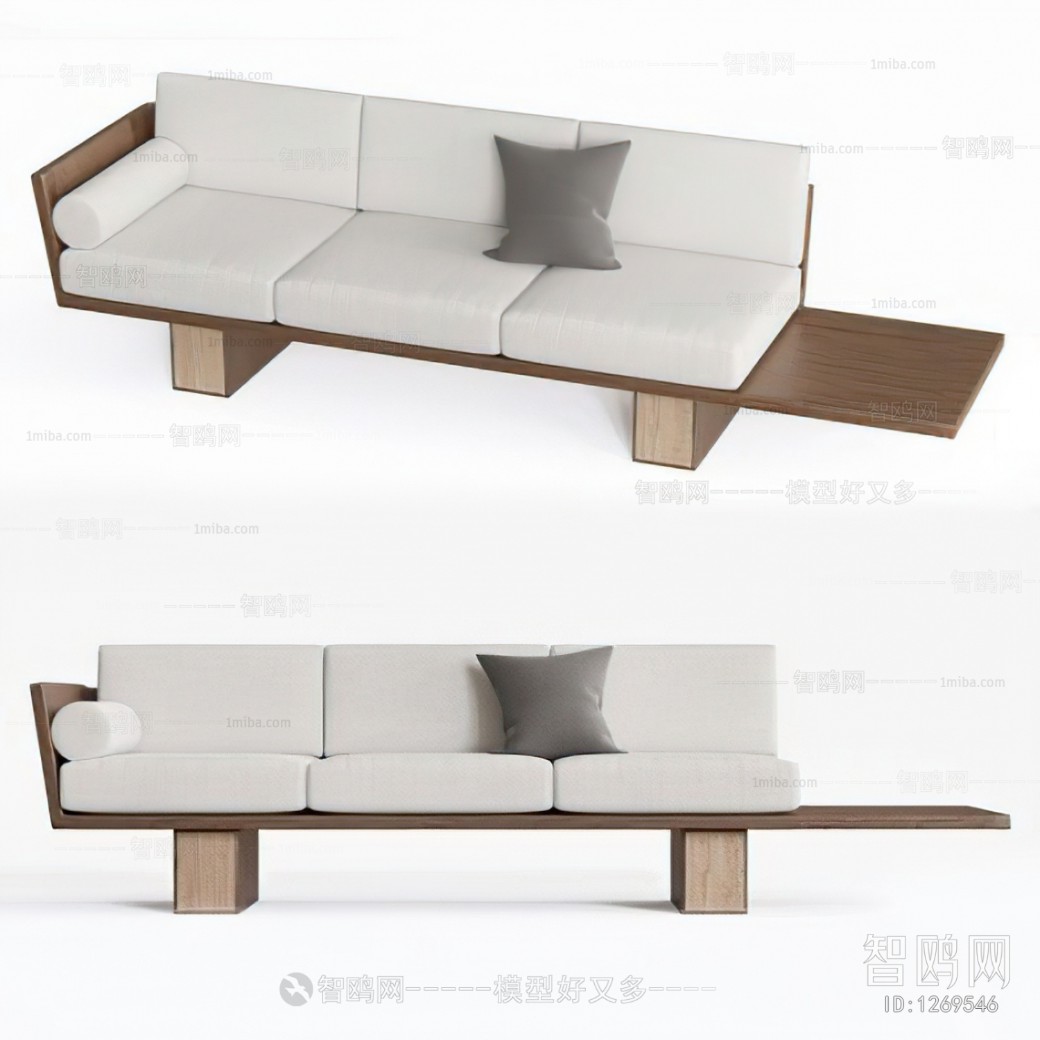 Modern Three-seat Sofa