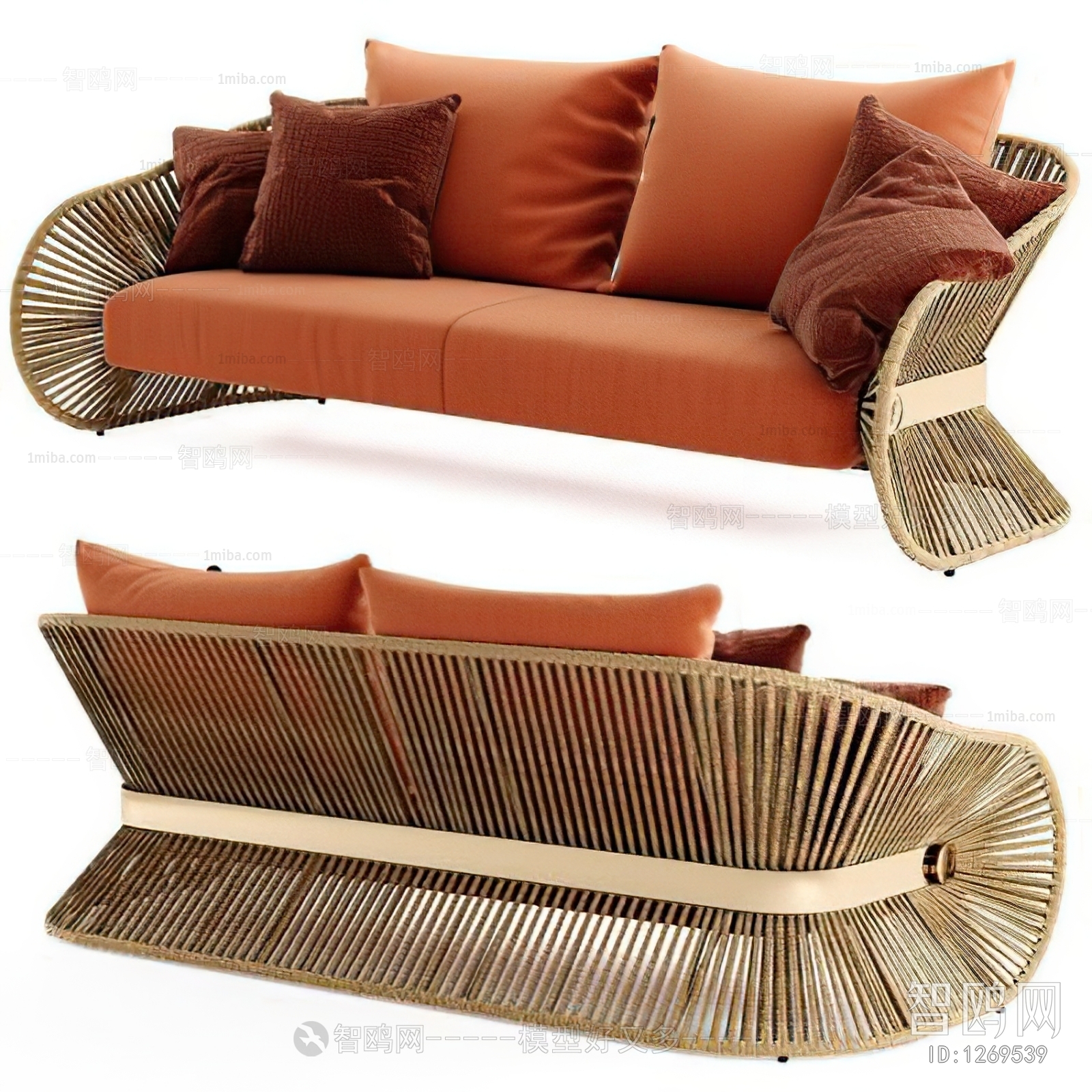 Modern Multi Person Sofa