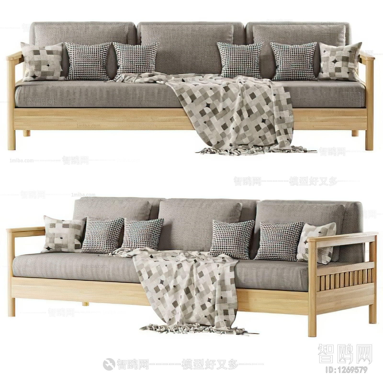 Modern Three-seat Sofa