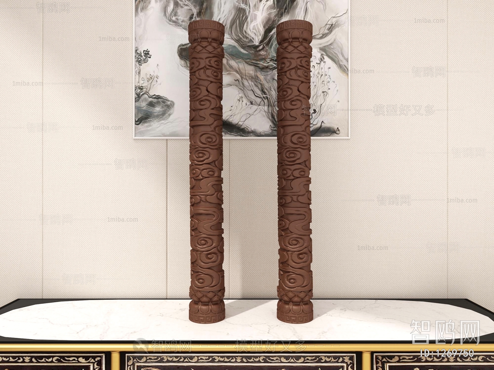 Chinese Style Column
