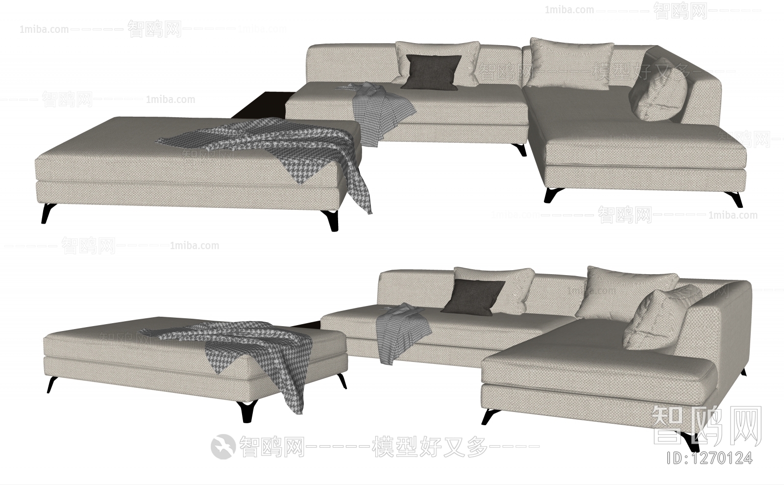 Modern Multi Person Sofa