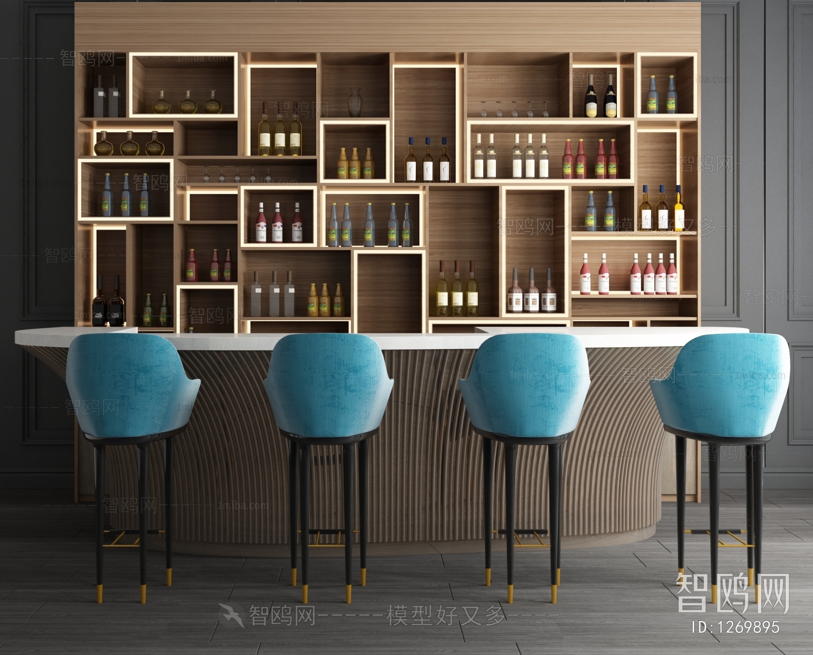 Modern Counter Bar