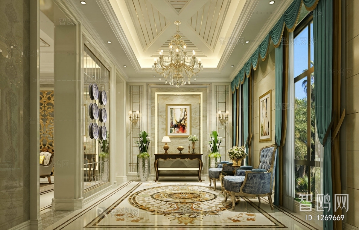 European Style Hallway