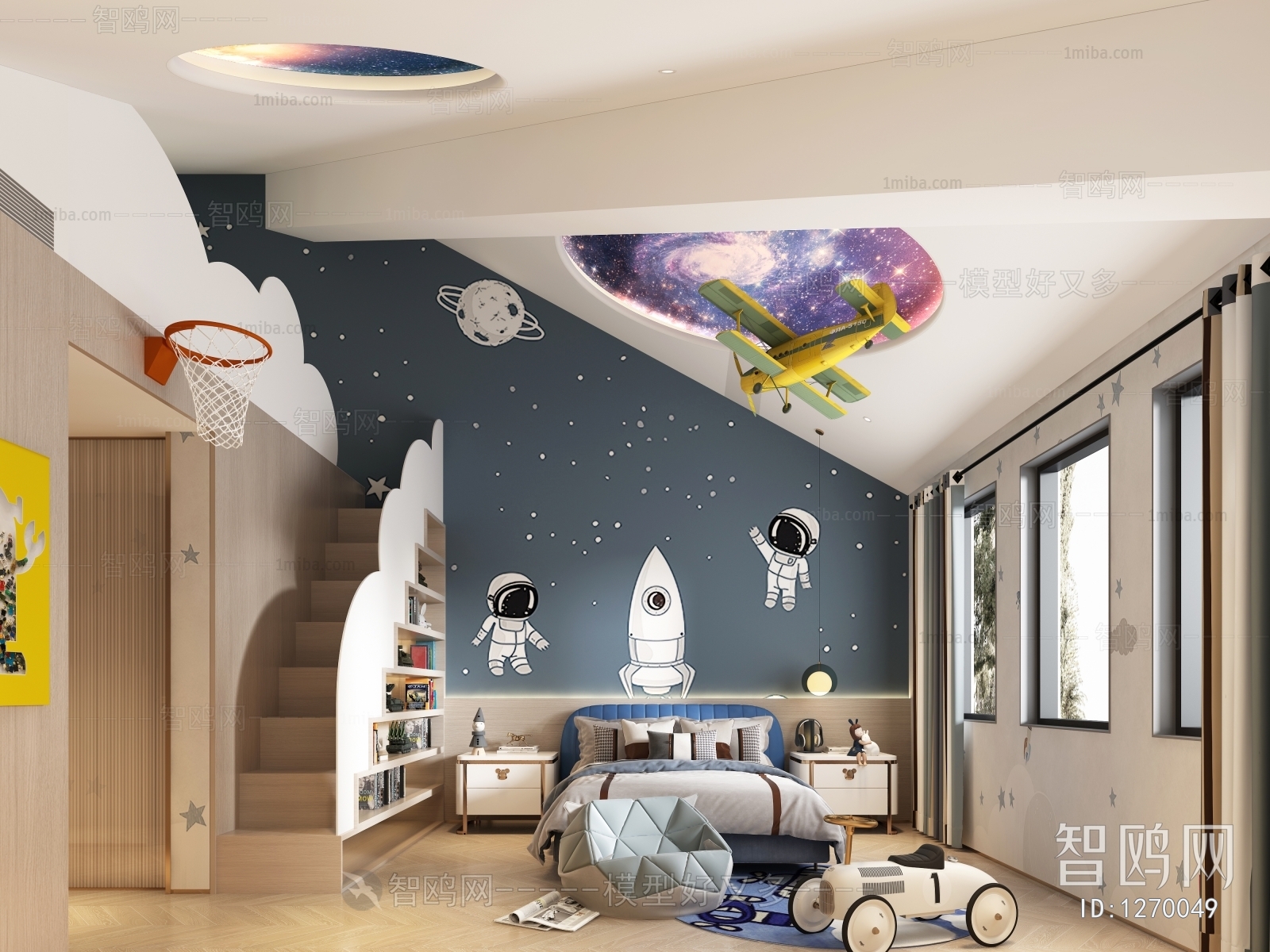 Modern Boy's Room And Son's Room