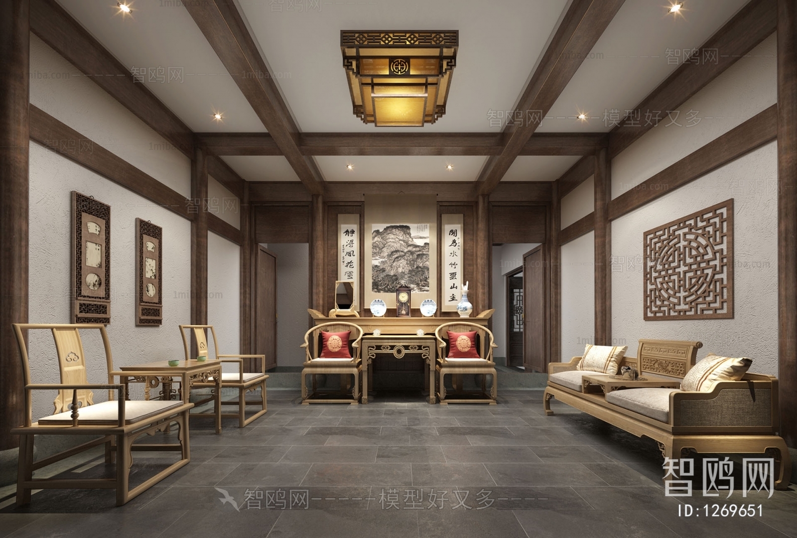 Chinese Style Hotel Space