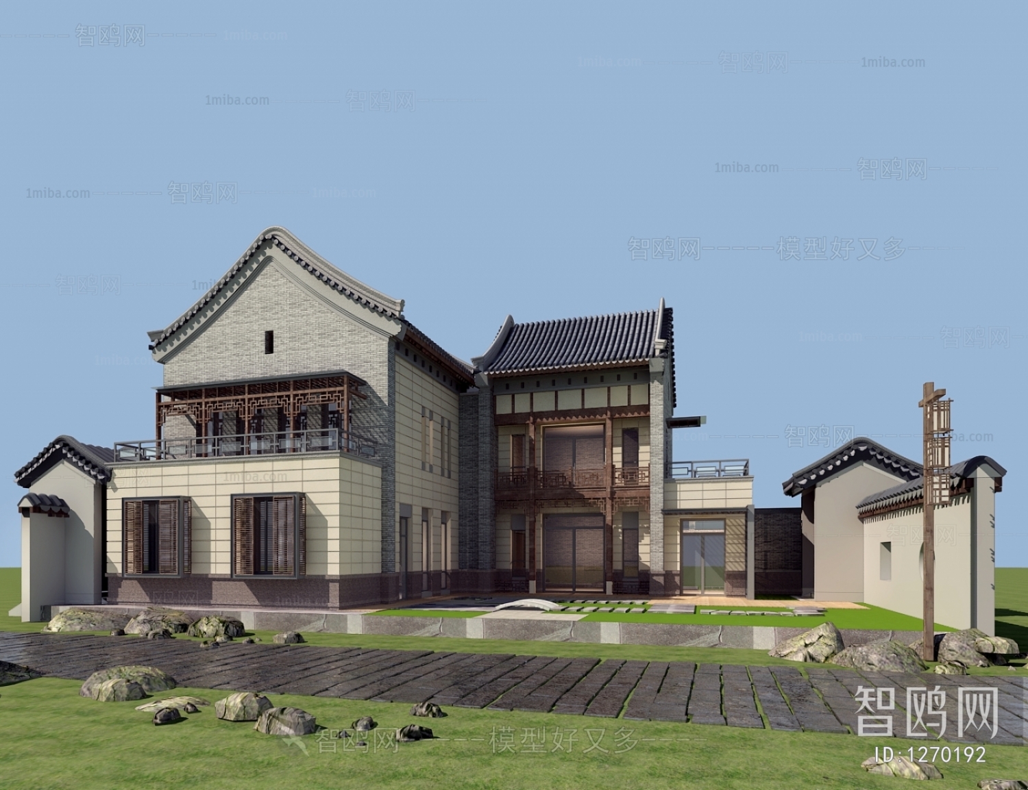 Chinese Style Villa Appearance