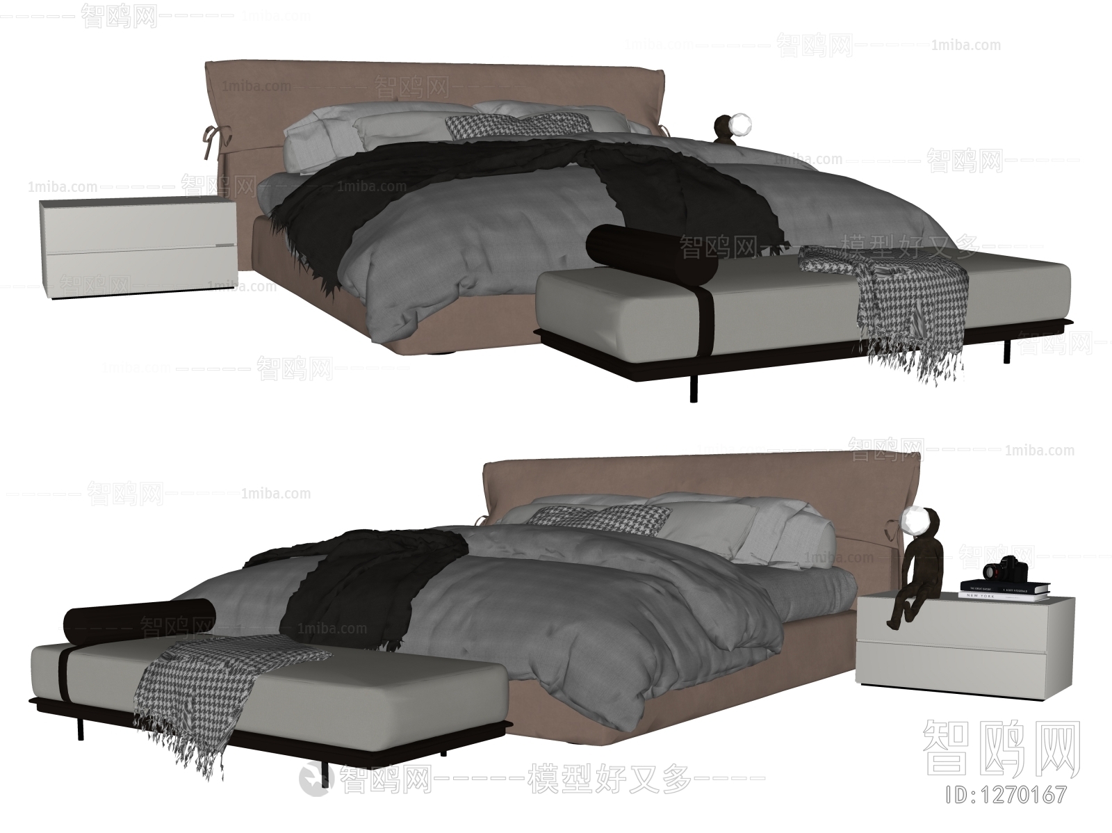 Modern Double Bed