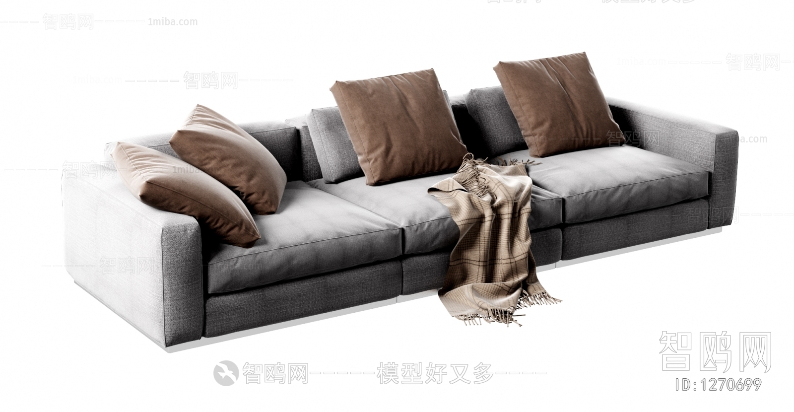 Modern Three-seat Sofa