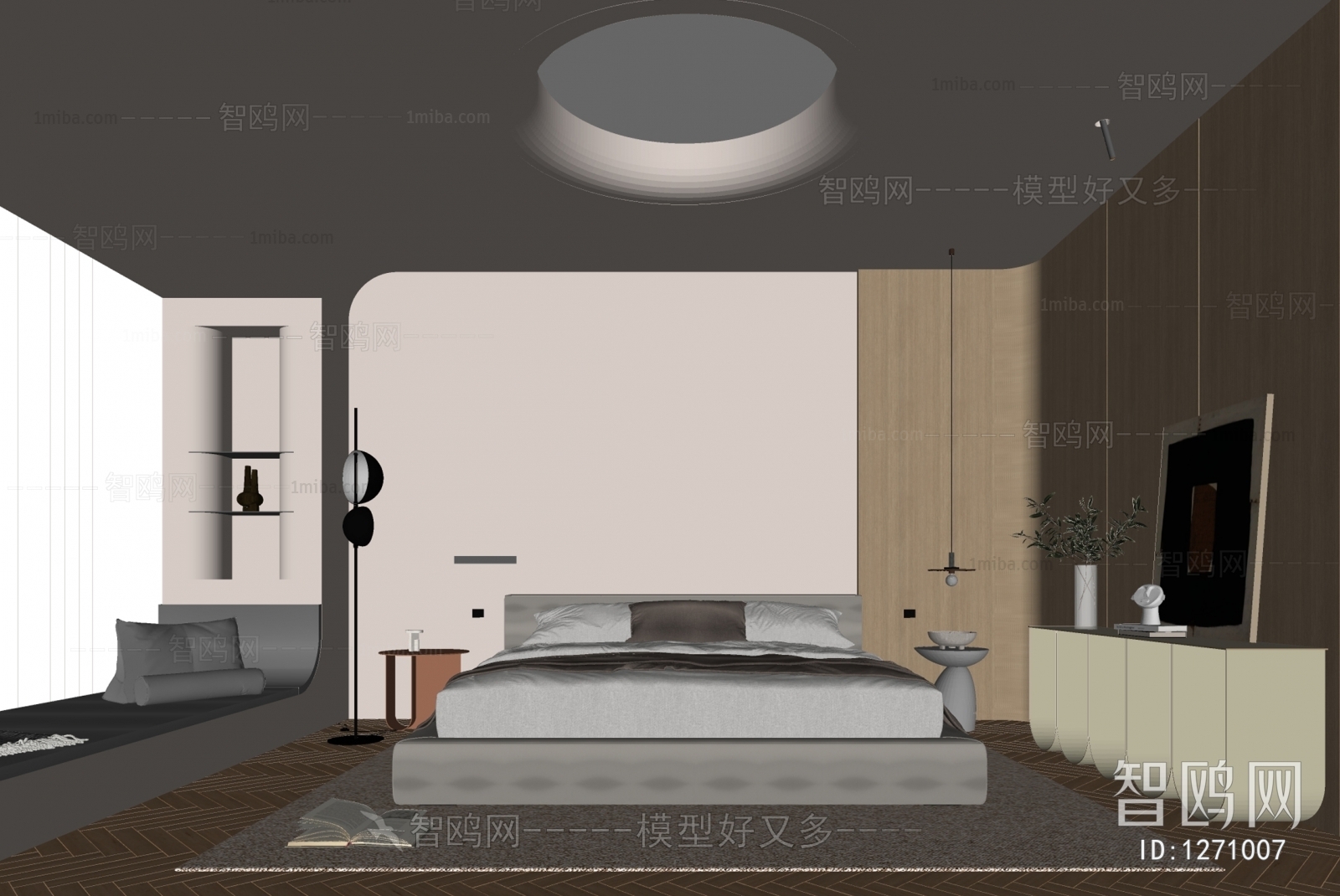 Wabi-sabi Style Bedroom