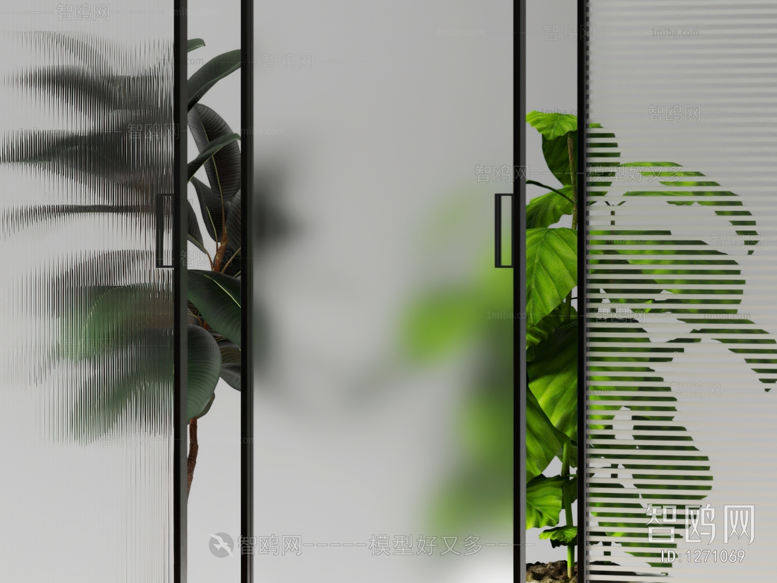 Modern Glass Screen Partition