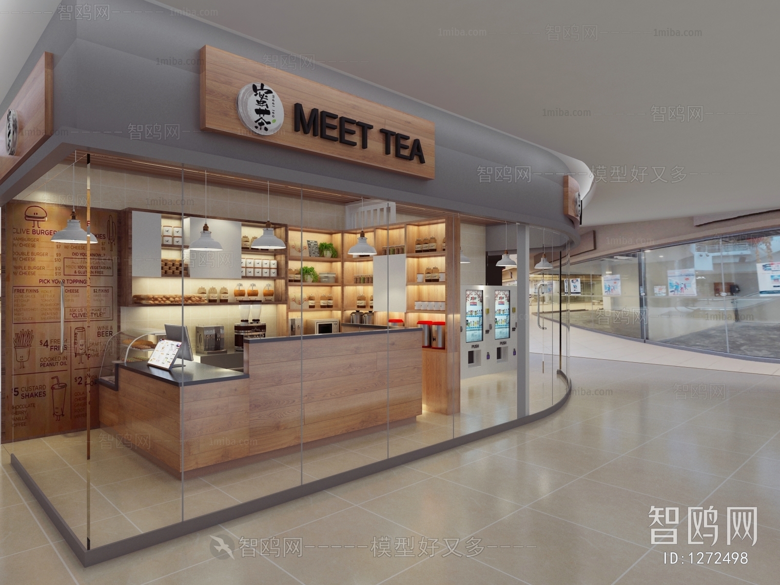 Modern Milk Tea Shop