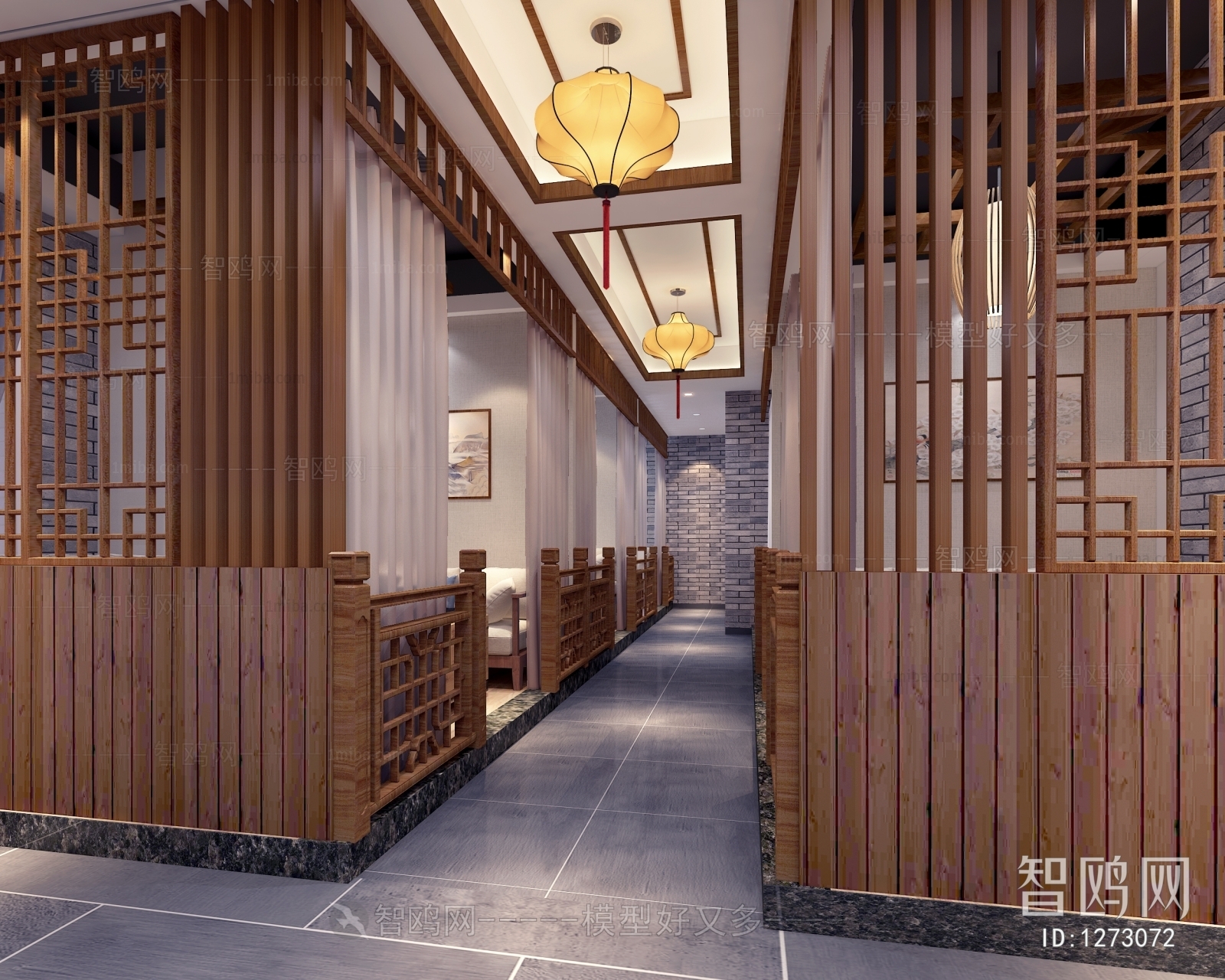 New Chinese Style Teahouse Tea House