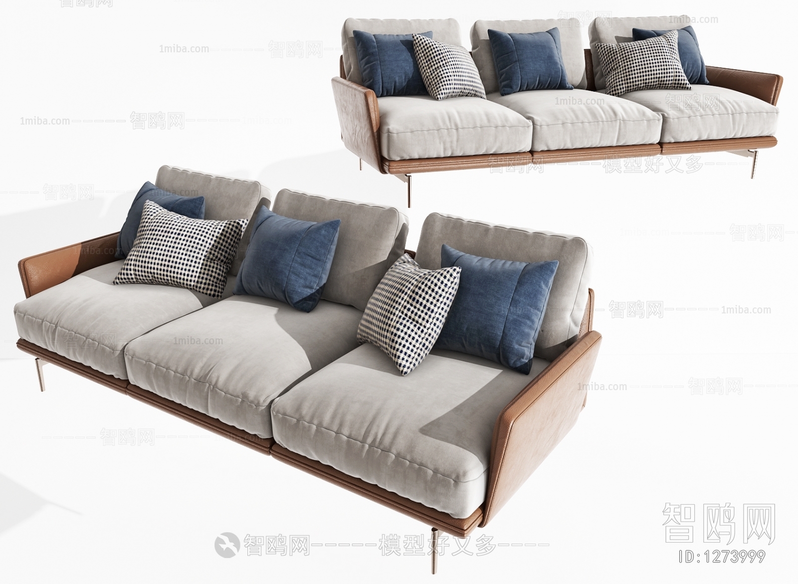 Modern Three-seat Sofa