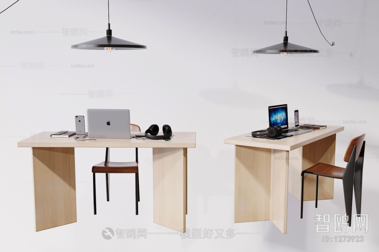 Nordic Style Computer Desk And Chair