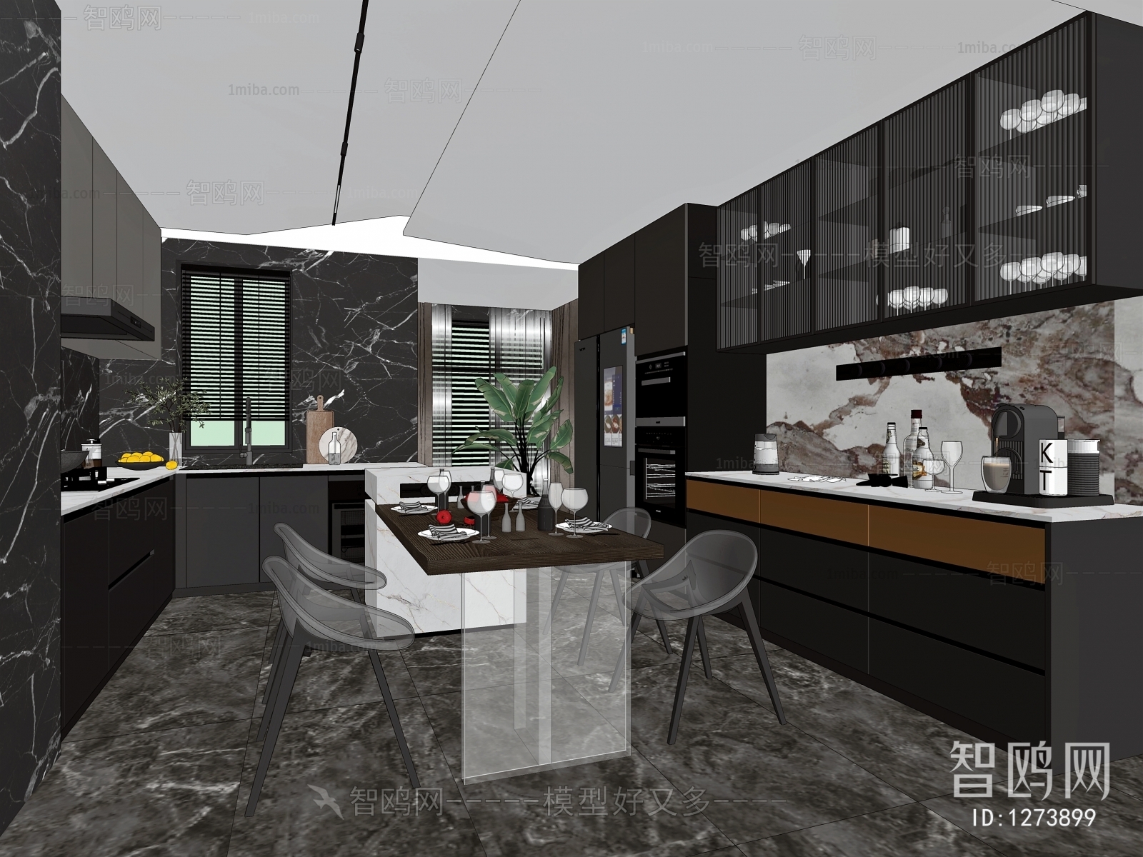 Modern Open Kitchen