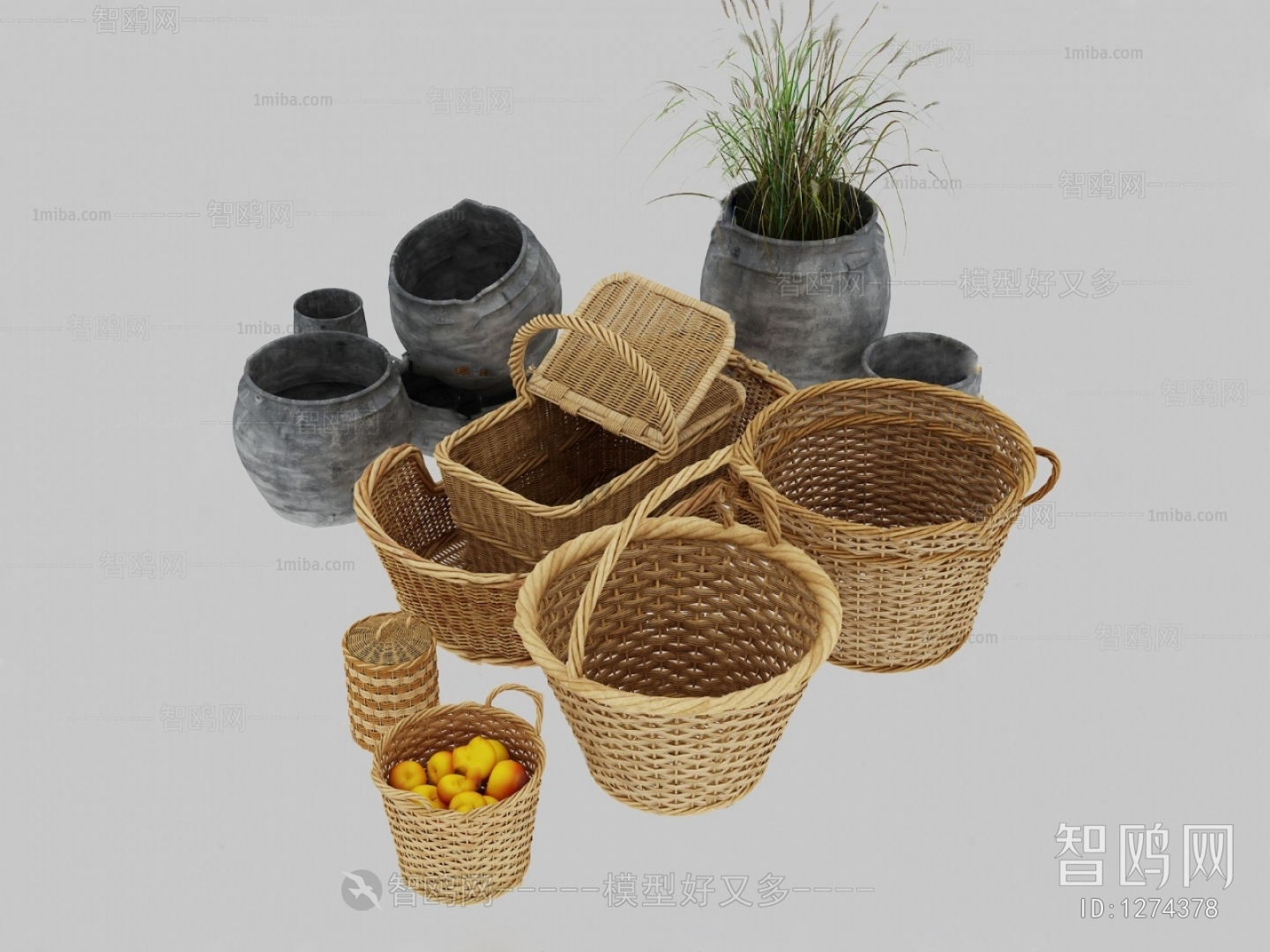 New Chinese Style Storage Basket