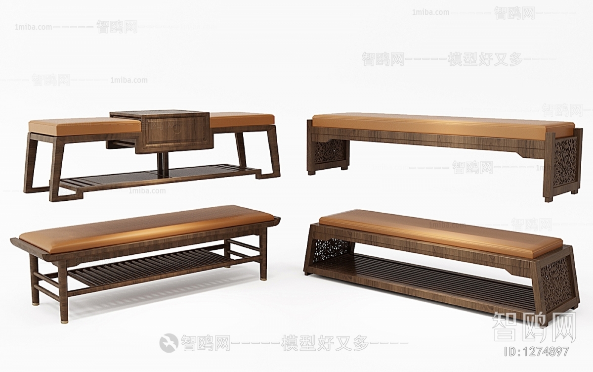 New Chinese Style Bench