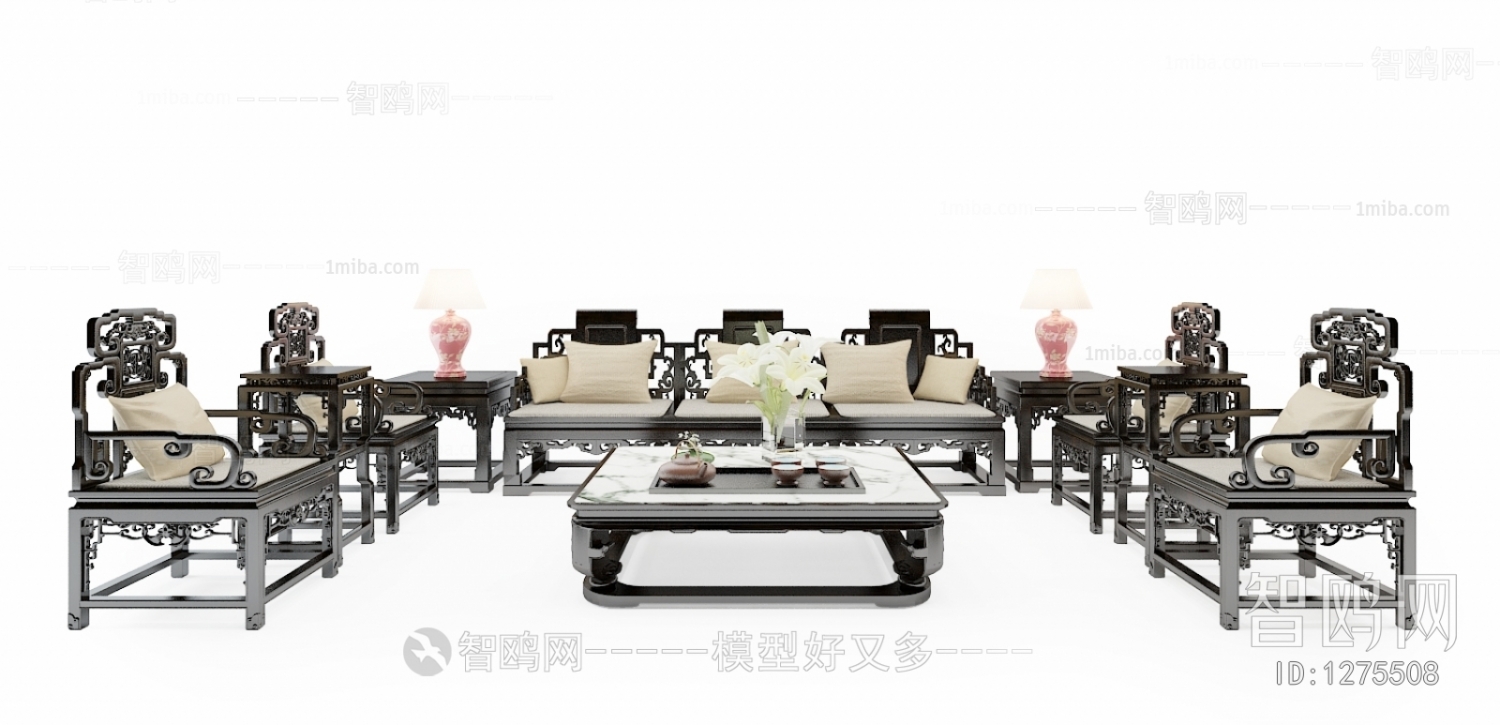 Chinese Style Sofa Combination