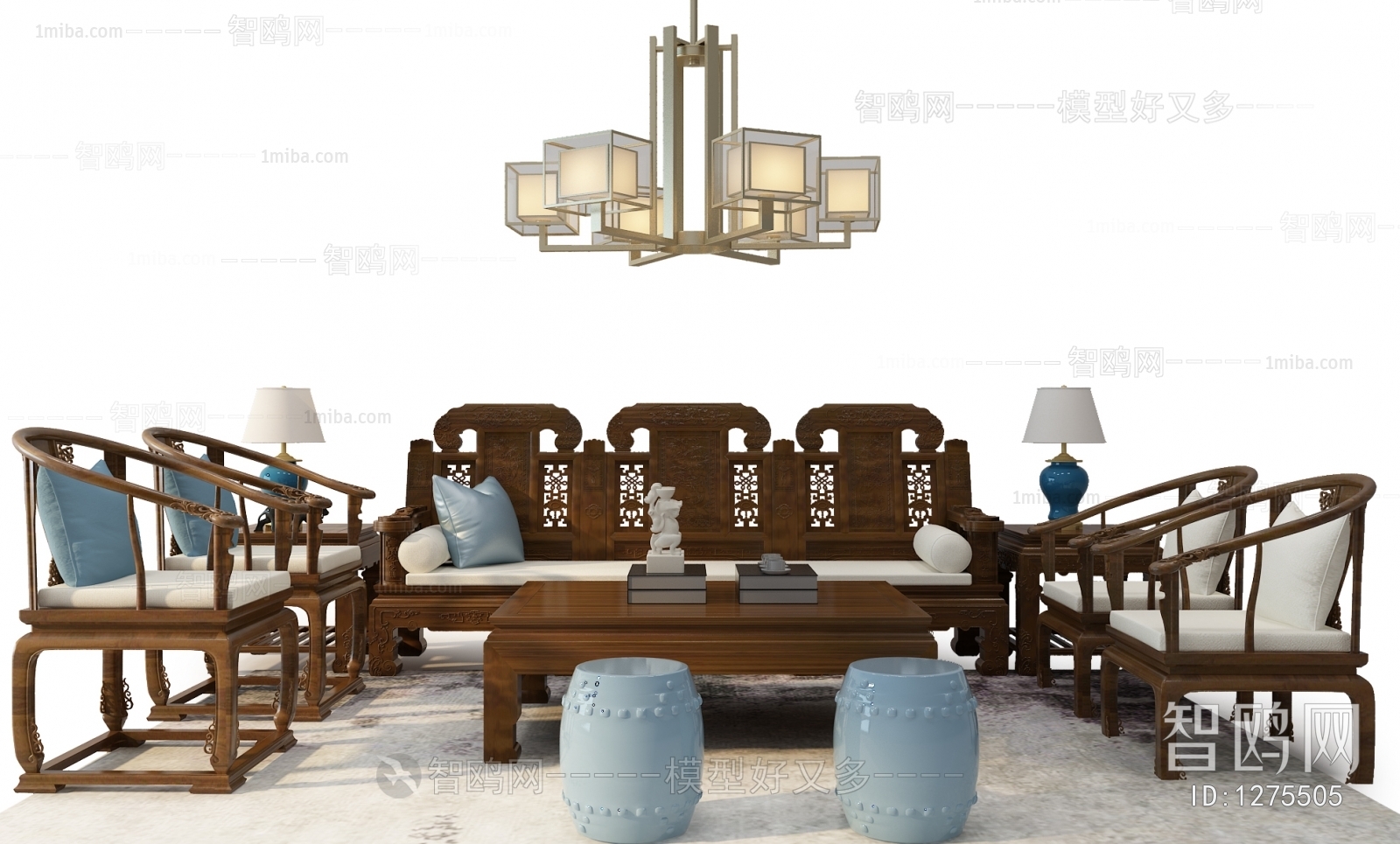 Chinese Style Sofa Combination