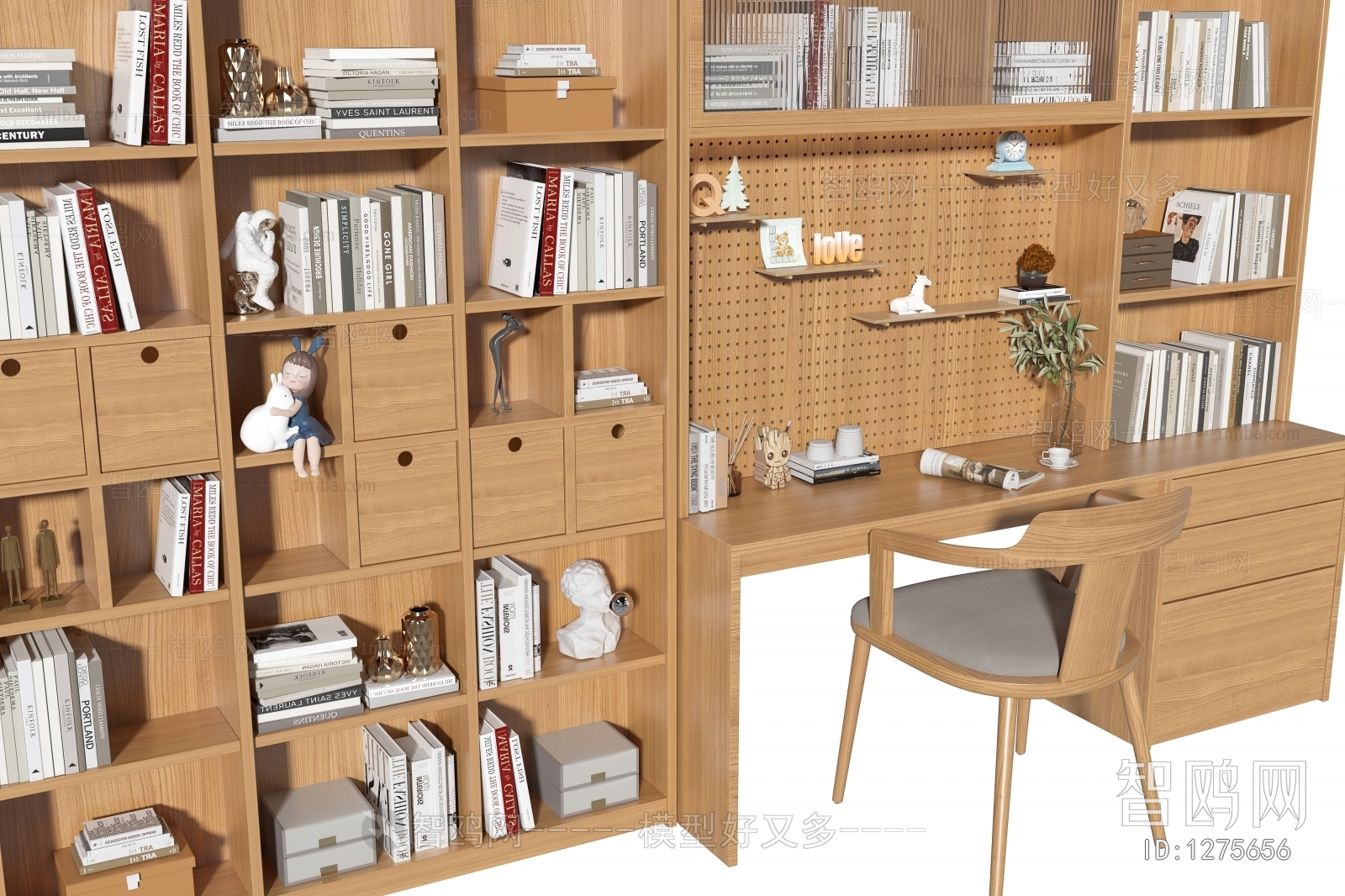 Nordic Style Bookcase