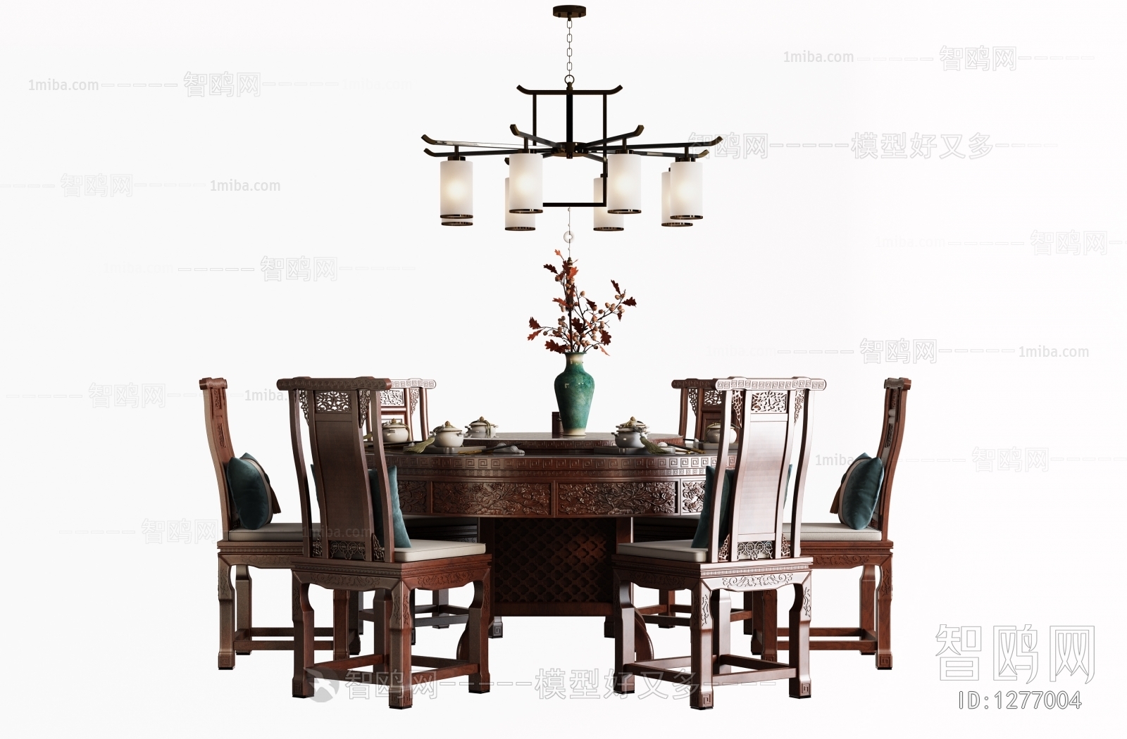 Chinese Style Dining Table And Chairs