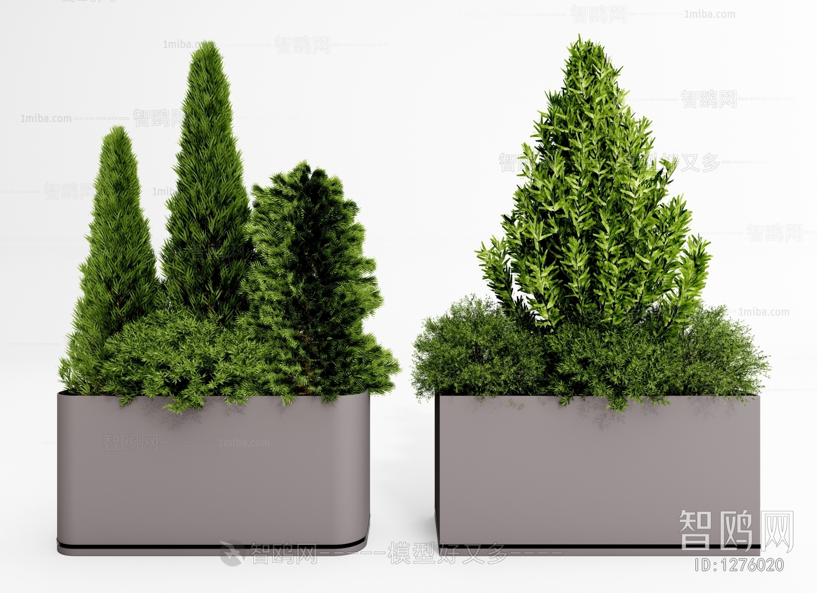 Modern Shrubbery