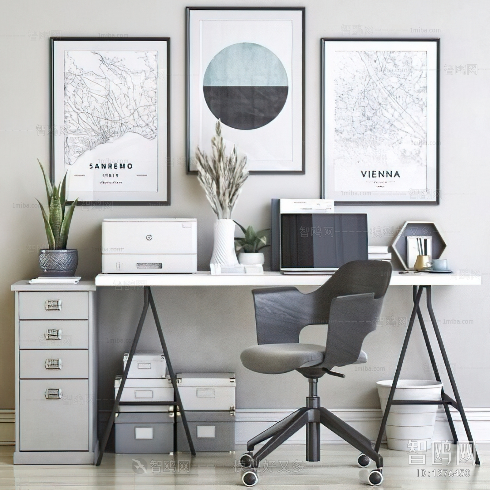 Modern Computer Desk And Chair