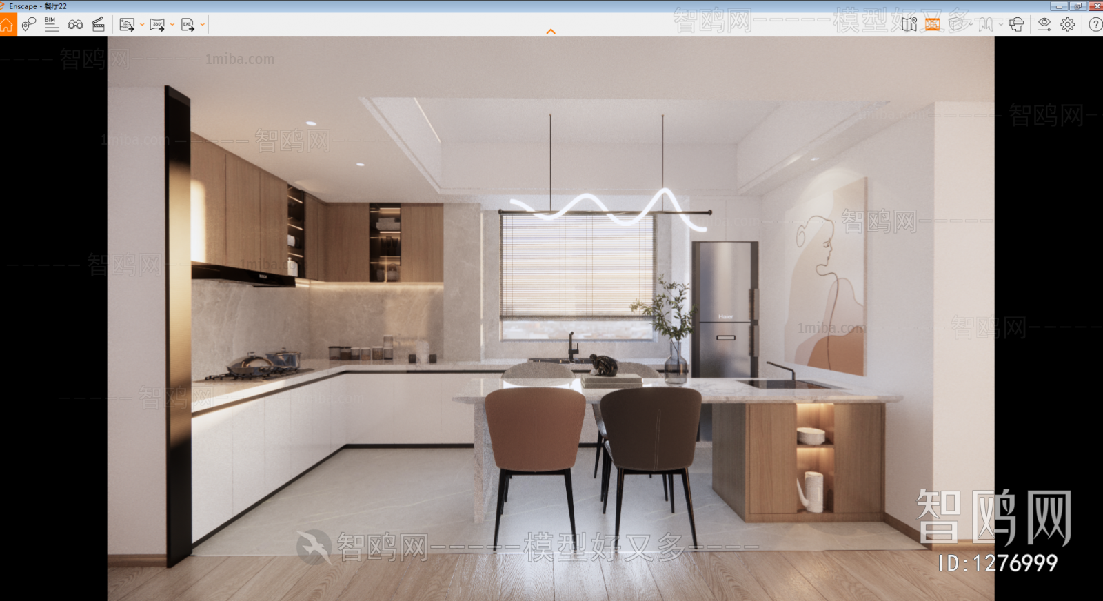 Modern Open Kitchen