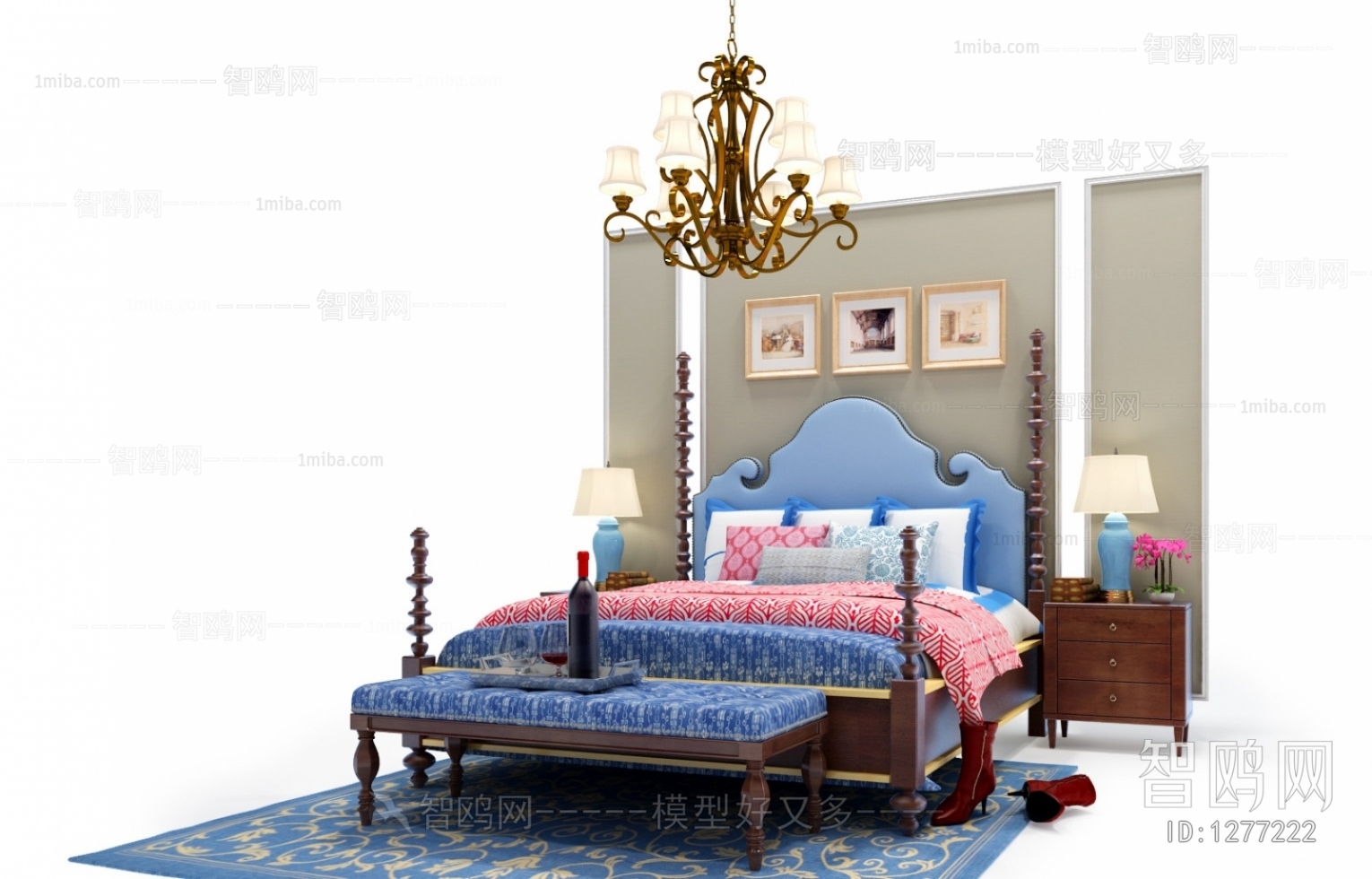 European Style Double Bed