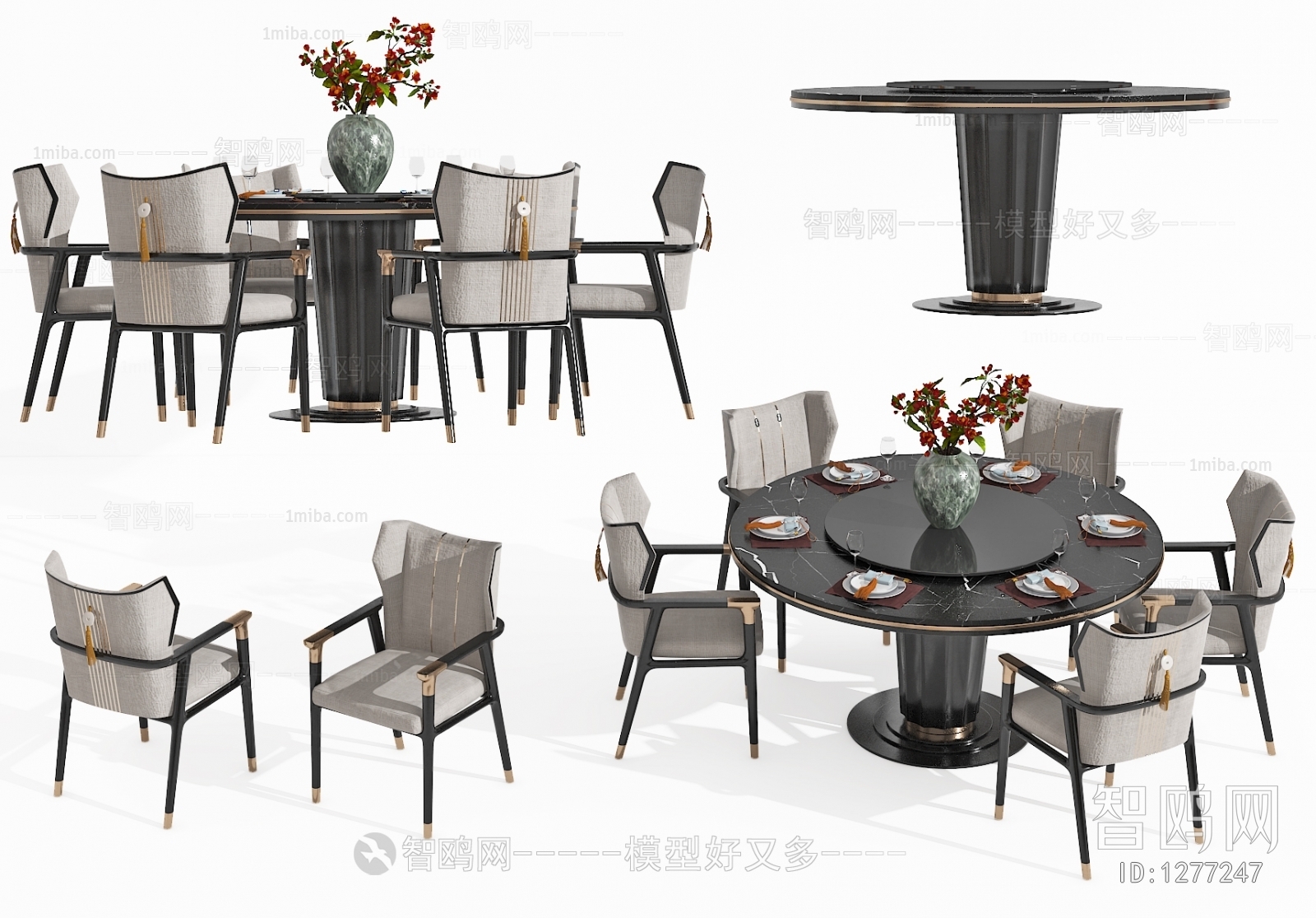 New Chinese Style Dining Table And Chairs