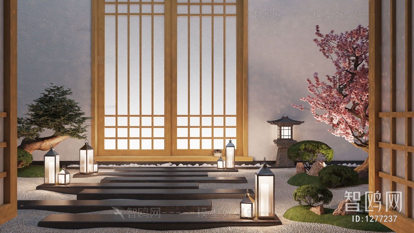 Japanese Style Courtyard/landscape